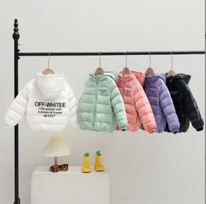 Toddler Girls Autumn Winter Jacket Warm Hooded Coat Lightweight Outwear - Picture 1 of 19
