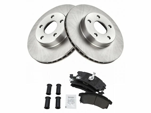 Front TRQ Brake Pad and Rotor Kit fits Pontiac Sunfire 1995-2005 28CHSM - Image 1 of 1