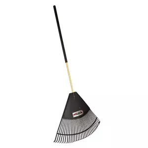 Large Wide 32 In. Leaf Rake With Comfort Grip, Sturdy Lawn Garden Yard Cleanup - Picture 1 of 4