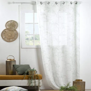 Tenda arredo filtrante Myrna effetto lino con borchie 140x260 cm X858 - Foto 1 di 3