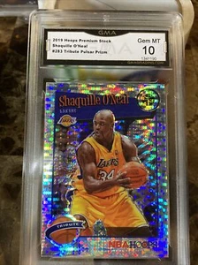 2019 Hoops Premium Pulsar REFRACTOR Prizm Tribute Shaquille O'Neal GMA 10 - Bild 1 von 2