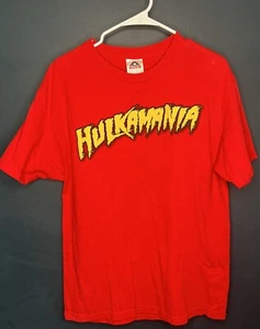 Vintage Wrestling T-Shirt WWE Hulk Hogan Hulkamania L - Bild 1 von 3
