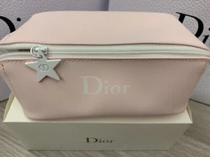 Dior Beauty PINK Makeup Bag Elegant Square Cone Gift Box - Picture 1 of 11
