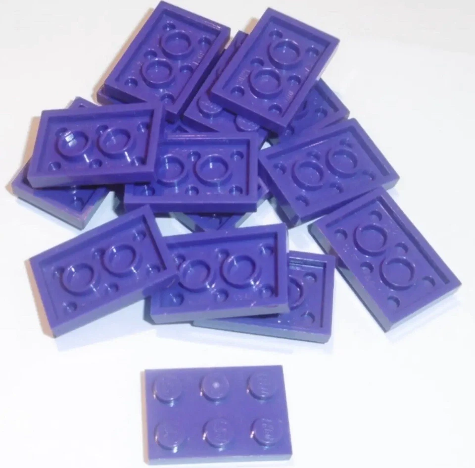 LEGO 15x Platte 2x3 (3021)-Dunkel Purpur - Bild 1 von 1