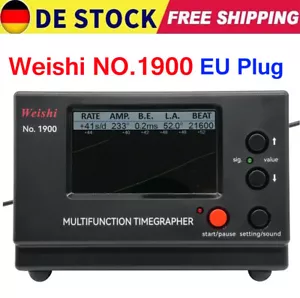Weishi Timegrapher Mechanical Watch Timing Machine Multifunction No.1900 EU Plug - Picture 1 of 17