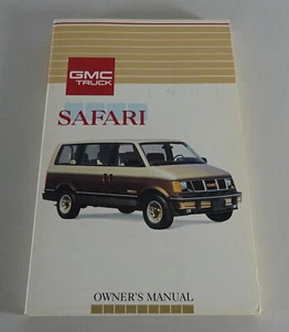 Manuale Dell'Owner / Manuale GMC Safari Anno 1991 - Foto 1 di 2