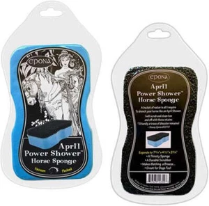 New! Epona APRIL POWER SHOWER HORSE SPONGE Tiger's tongue scrubber & sponge - Picture 1 of 3