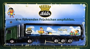 Selten! Schlör Schorle Sammeltruck Werbetruck Minitruck MB Actros Sattelzug 1:87 - Bild 1 von 4