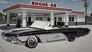 Hot Wheels '63 T-Bird, Black & White, 2000, Near Mint Blister Pull - Bild 1 von 9
