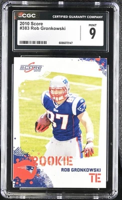 2010 Score #383 Rob Gronkowski CGC 9 - Image 1 of 2