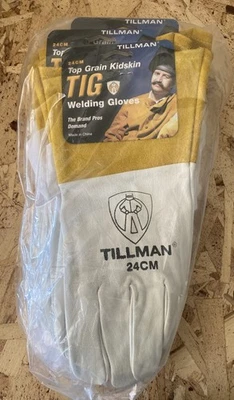 New Tillman Top Grain Kidskin Tig Welding Gloves, 24CM Lot Of 6 - Image 1 of 4