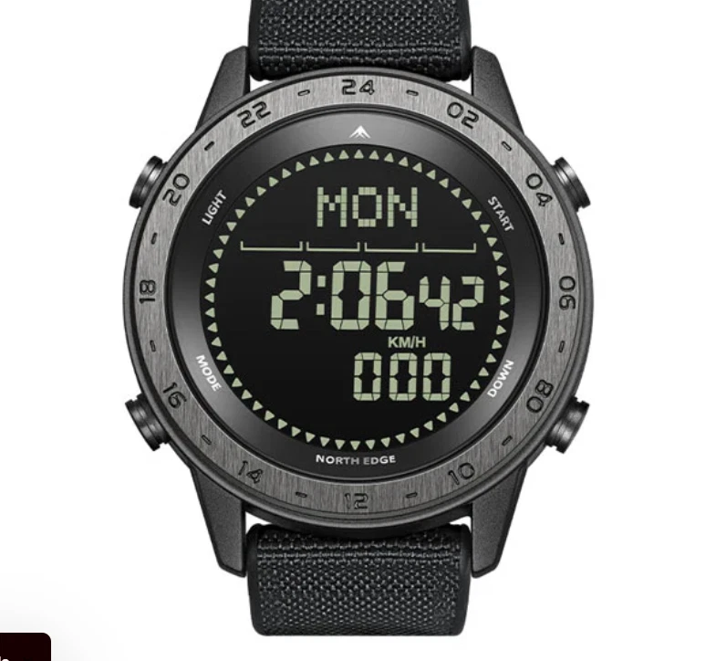 North Edge TANK 3 Men's Military Tactical Digital Watch Outdoor Compass 50M - Bild 1 von 4