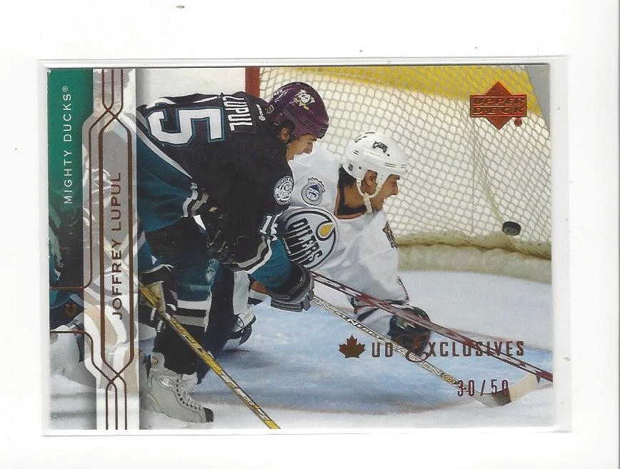 2004-05 Upper Deck Canadian Exclusives #5 Joffrey Lupul Oilers /50  - Image 1 of 2