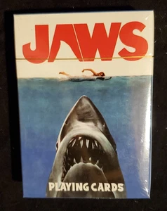 JAWS - Baraja Oficial de 52 Cartas de Cartas Selladas - Película Clásica de Ataque de Tiburón - Imagen 1 de 6