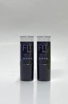 Maybelline Fit Me Shine-Free + Balance Foundation Stick #110 - Porcelain Pack 2 - Image 1 of 4