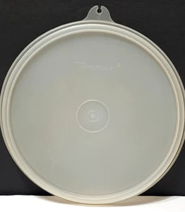 Vintage transparenter runder Tupperware Ersatzdeckel 227-21 C Tab 6 Zoll - Bild 1 von 5