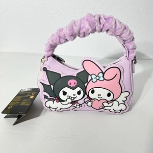 Loungefly Sanrio Umhängetasche My Melody & Kuromi Angel Devil Tasche Lila Neu - Bild 1 von 9