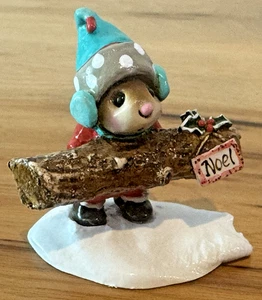 Wee Forest Folk M-329 "DOS para UNO" Navidad (C) 2005 WPretired (como nuevo con caja WFF - Imagen 1 de 4