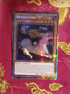 Retaliating "C", MP25-EN027, Starlight Rare, 1st Edition Yu-Gi-Oh! yugioh foil - Picture 1 of 1