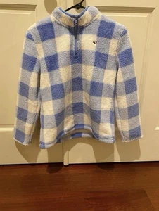 Vineyard Vines Girls Sherpa Pullover Size Large - Picture 1 of 4