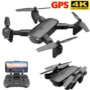 Quad air GPS Drone 4K HD Wide Angle Dual Camera WIFI FPV Foldable RC Quadcopter