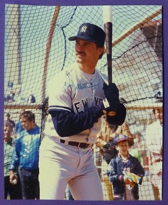 FOTO DE DON MATTINGLY -FIRMADA - 8x10 de los Yankees de Nueva York Foto 1 de 3
