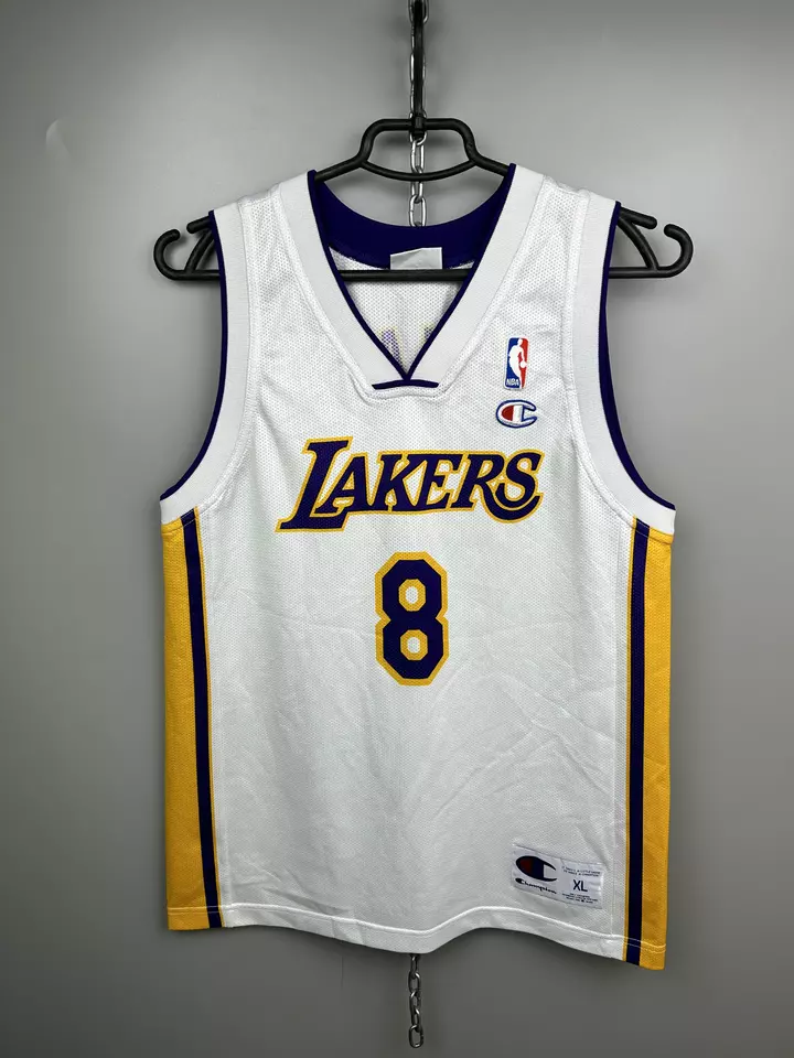 CHAQUETA DE BALONCESTO VINTAGE CAMPEÓN DE LA NBA LOS ANGELES LAKERS #8 BRYANT Niños XL Foto 1 de 4