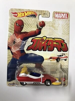 Hot Wheels 2021 réplica entretenimiento Marvel Spider-Man Spider Machine GP-7 Foto 1 de 3