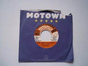 FOUR TOPS Baby I Need Your Loving; Without The One You Lov 45 RPM 7" Record 1972 - Picture 1 of 6