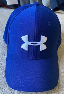Herren UA PRO Fit Mütze blau/weiß Logo Under Armour Cap Größe M/L - Bild 1 von 10