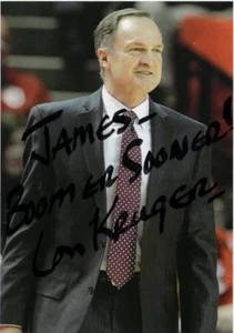 UNLV Coach Lon Kruger Signed Autographed 5x7 Photo Oklahoma - Picture 1 of 1
