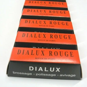 Jewelers Rouge Dialux RED Rouge Buffing Gold Jewelry Polishing Compound 5 Bars - Picture 1 of 5