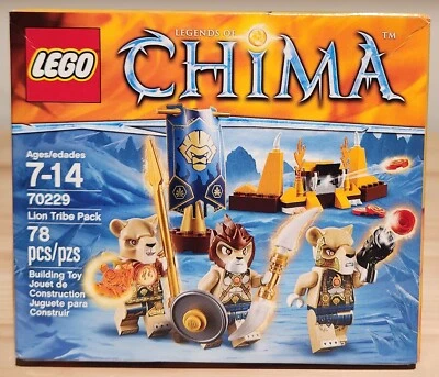 Lego 70229 - LEGENDS OF CHIMA Lion Tribe Pack Factory Sealed - Image 1 of 4