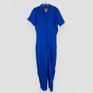 Five Rock Gr. Small Mechaniker Arbeitskleidung Overall blau Kurzarm Reißverschluss Overall - Bild 1 von 7