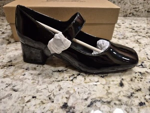 GENSHUO Low Heel Pumps for Women Closed Toe Slip On Heels Dress Shoes Size 7 - Picture 1 of 5