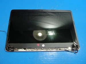 HP 14-cf1015cl 14" Genuine Laptop Glossy HD LCD Screen Complete Assembly Silver - Picture 1 of 5