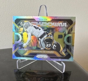 2023 Panini Prizm Cameron Heyward Silver Prizm Lockdown Insert #LD-2 Steelers - Picture 1 of 2