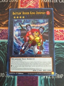 Yu-Gi-Oh! Battlin’ Boxer King Dempsey LD10-DE036 Ultra Rare 1. Auflage NM - Bild 1 von 4