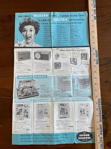 The Edison Shopper Boston Company Electronics Appliances Vintage Ad June 1960 - Picture 1 of 11