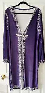 Costume purple jacket 3/4 length wizard large x-large blazer coat women's men's - Picture 1 of 12