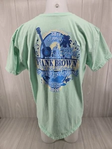 2022 Flora-Bama T-Shirt 38th Songwriters Festival Adult Size XL Green - Picture 1 of 10