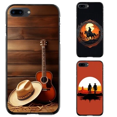Funda Duradera Guitarra Vaquera West Riding Para iPhone SE4 16E 12 13 14 15 16 Pro Max Foto 1 de 4