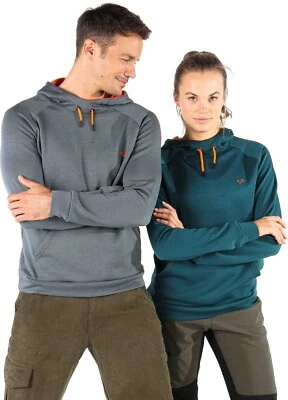 Merino Hoodie - 100% Merinowolle - Kapuzenpullover - Unisex - l  Woolona - Bild 1 von 4