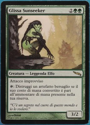Glissa Sunseeker Mirrodin (ITALIAN) PLD Green Rare CARD (371158) ABUGames - Image 1 of 2