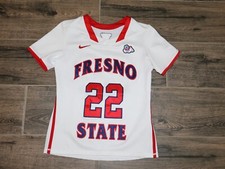 NCAA Lacrosse Game Used Jersey Game Issue Fresno State Bulldogs Womens S/M Nike