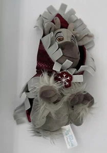 Manta de peluche de peluche congelada para bebés de felpa gris Reno Baby Sven de los parques de Disney - Imagen 1 de 7