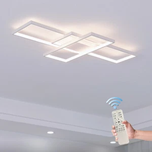 Dimmable LED Chandelier Flush Mount Ceiling Light for Living Dining Room Kitchen - Picture 1 of 51