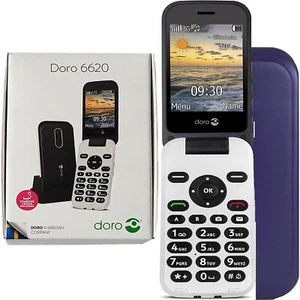 Doro 6620 3G Purple 128MB ROM + 64MB RAM Single-SIM Factory Unlocked OEM NEW - Picture 1 of 5