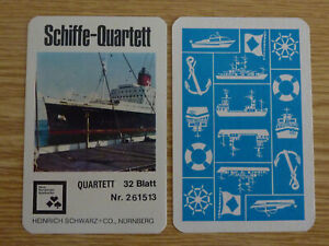 Schiffe Quartett Heinrich Schwarz Nürnberg 261513 von 1975