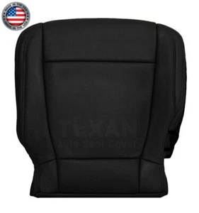 2017 2018 2019 Ford F250 Lariat 4x4 Passenger Bottom Perforated Seat Cover Black - Picture 1 of 15